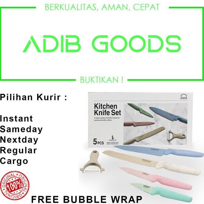 KNIFE SET LOCK N LOCK PASTEL 100% ORIGINAL