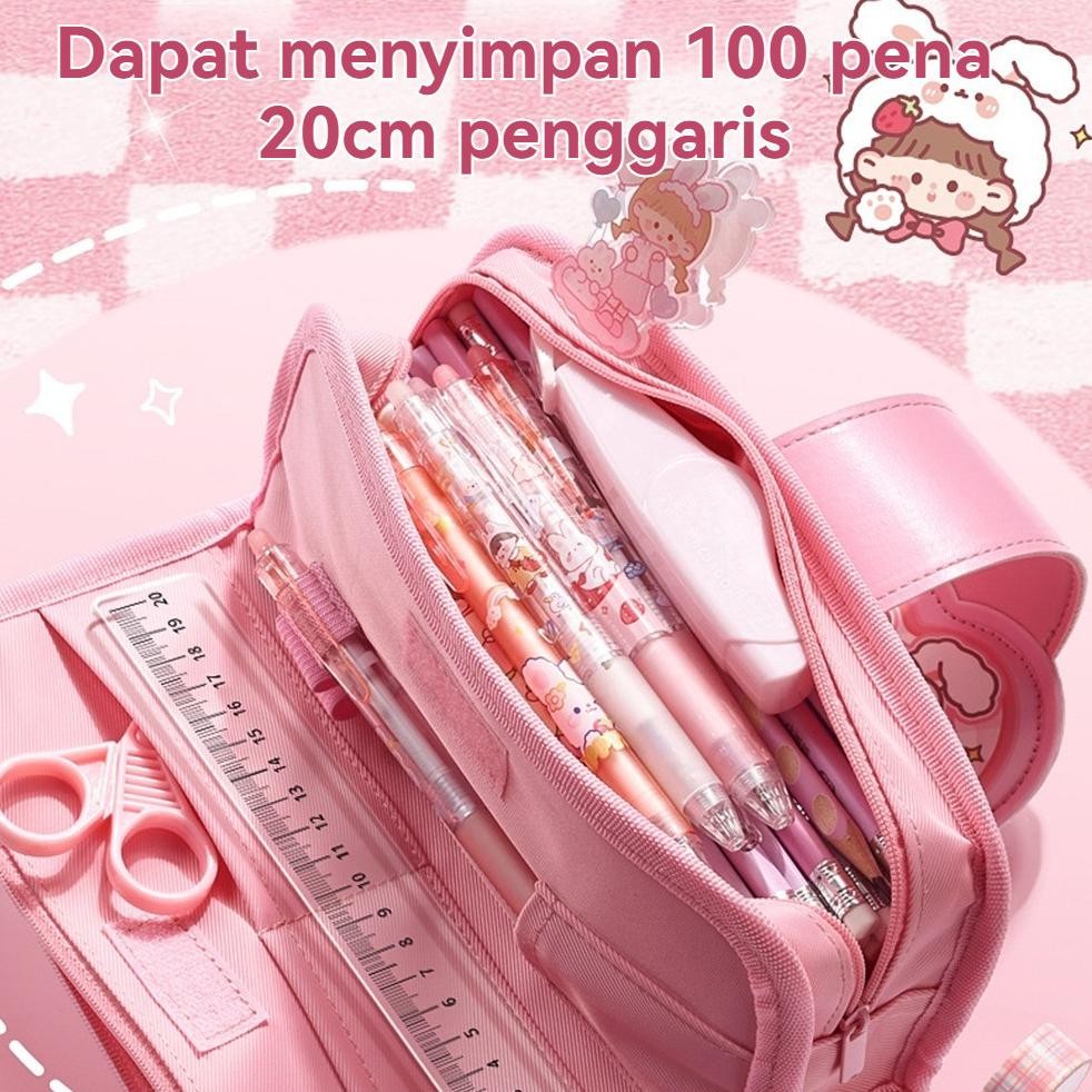 

We69 Kapasitas Besar Multi Lapisan Kartun Dekompresi Kartun Kotak Dengan Nilai Estetik Tinggi Untuk Siswa Sekolah Dasar Kotak Pensil Manis Untuk Gadis Gadis