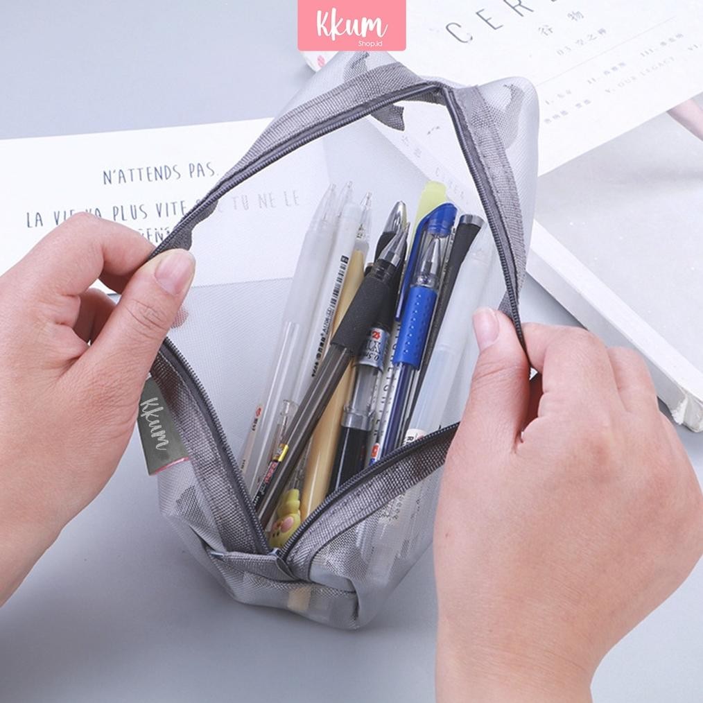 

Gf21 Kotak Pensil Korea Pouch/ Tempat Pensil Transparant Simple Bening/Pencil Case Lucu