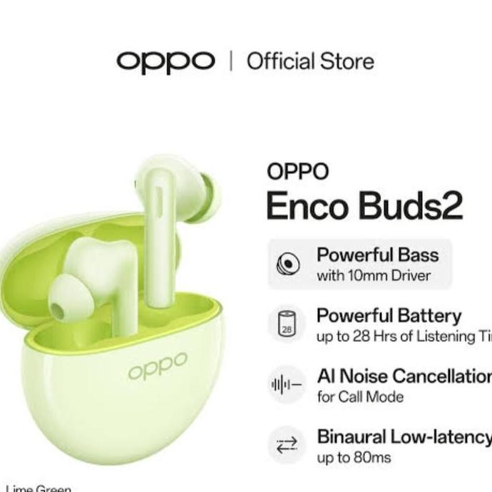 Enco Buds 2 Hf Bluetooth Oppo New Stok