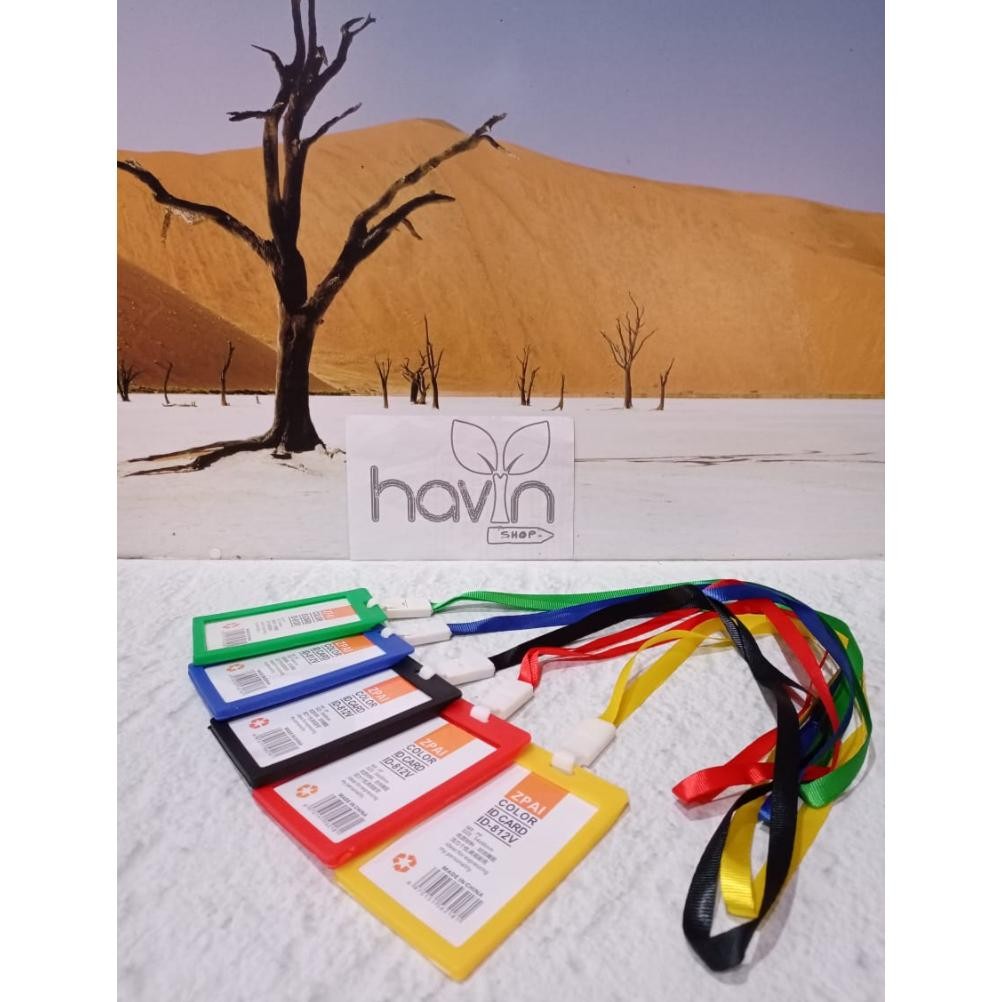 

''Terlaris" Name Tag Id Card Holder Card Kartu Lanyard Tali Tanda Pengenal Murah