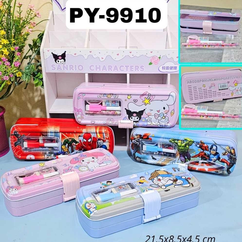 

''Terlaris" Kotak Pensil Kaleng Ada Isi/Pencil Case Rantang Murah