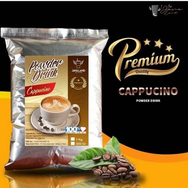 NEW PRODUCT PREMIUM CAPPUCINO BUBUK MINUMAN POWDER DRINK KILOAN JAVA LAND 1KG NATURES TOUCH.