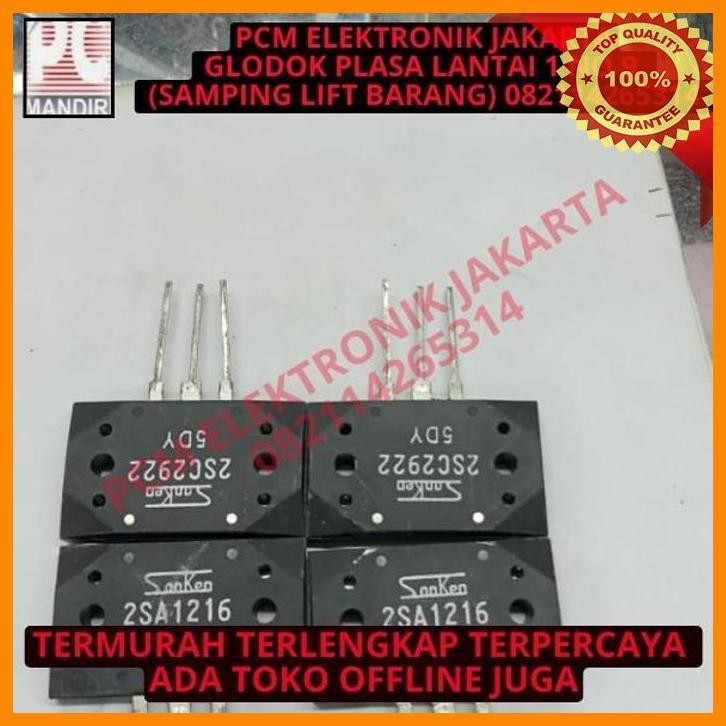 [PEP] TRANSISTOR SANKEN A1216 C2922 2SA1216 2SC2922 ASLI ORI ORIGINAL 5DY