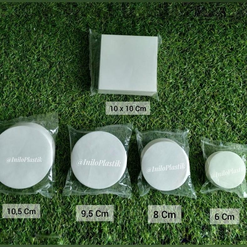 

Promo! Ukd-23 Kertas Alas Bakpau 9,5 Cm / Bakpao Paper Diameter 9,5 Cm @1Pack Viral