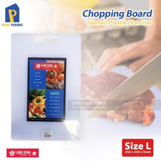 Talenan Plastik /Chopping Board Ukuran Besar (L) Lion Star