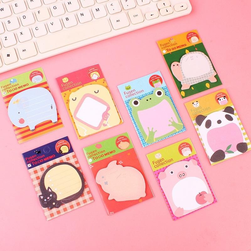

Zbh Sticky Notes Motif Hewan Tempelan Kertas Catatan Memo Note Karakter Animal Mini Book Karakter Binatang Lucu