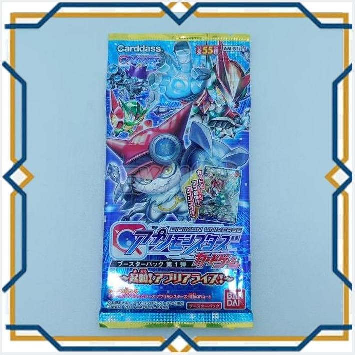 [exi] digimon universe app monster carddass booster pack card game bandai