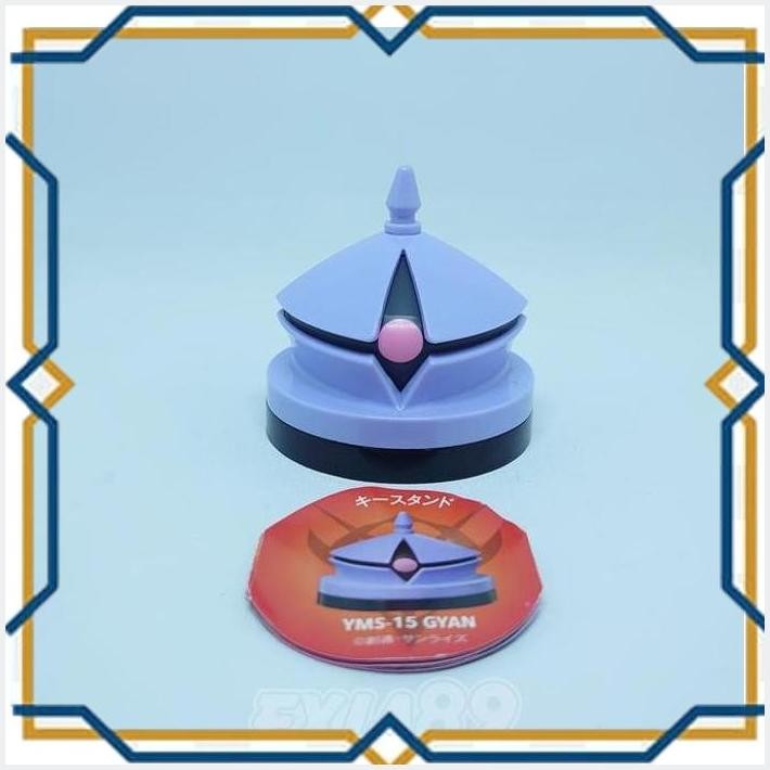 [exi] georgia coffee x gundam working mobile cap yms-15 gyan key stand