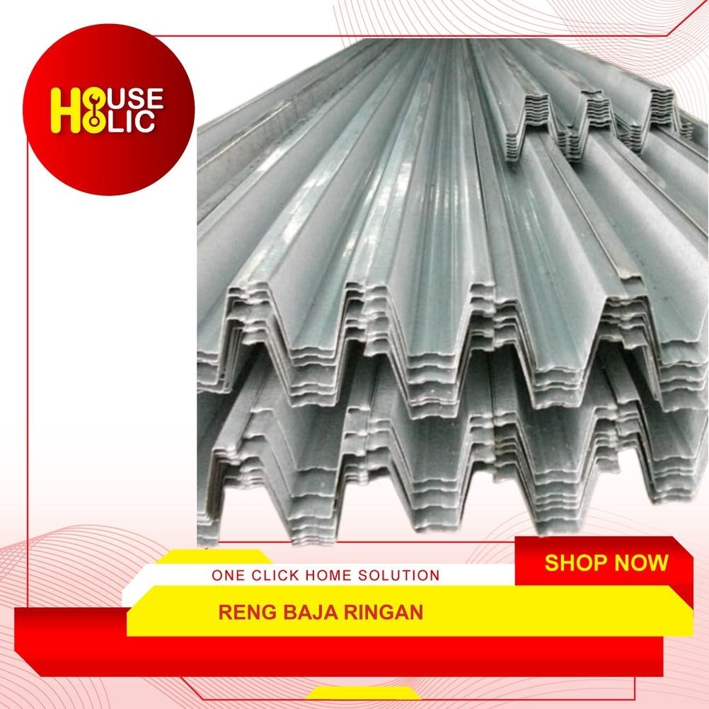 Reng Baja Ringan 0.40 / Rangka Atap Reng 0,30 Panjang 6 Meter
