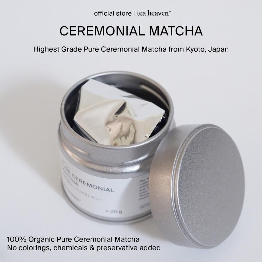 

Matcha Ceremonial Organik Pure Green Tea Powder Teh Hijau Bubuk Jepang