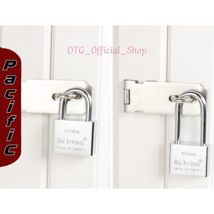 Promo Dtg Gembok Besi Anti Maling Anti Cut Gembok Rumah Pagar Kunci Gembok Nekel Panjang Gembok Besa