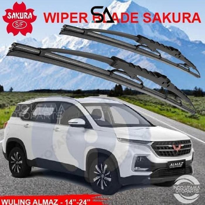 Promo Wiper Kaca Depan Wuling Almaz Wiper Mobil Sakura