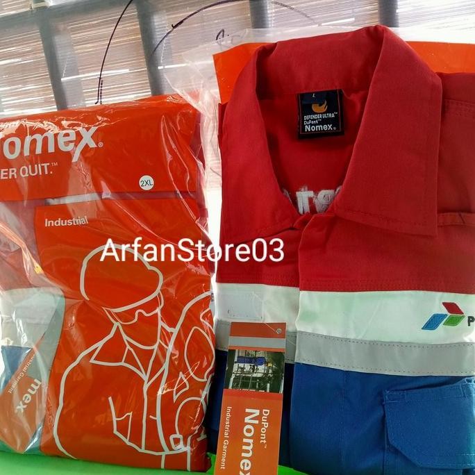 . wearpack nomex Pertamina/coverall nomex Dupont Pertamina