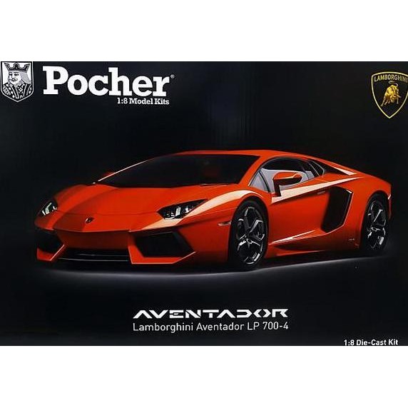 Pocher 1:8 Lamborghini Aventador LP700-4 (Arancio Argos / Orange)
