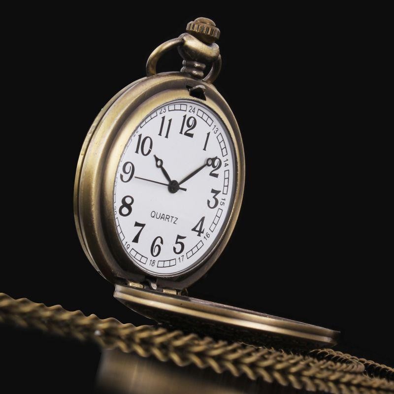 Vintage Pocket Watch Jam Saku Antik Jam Saku Gantungan Jam Unik Saku Hadiah Ulang Tahun