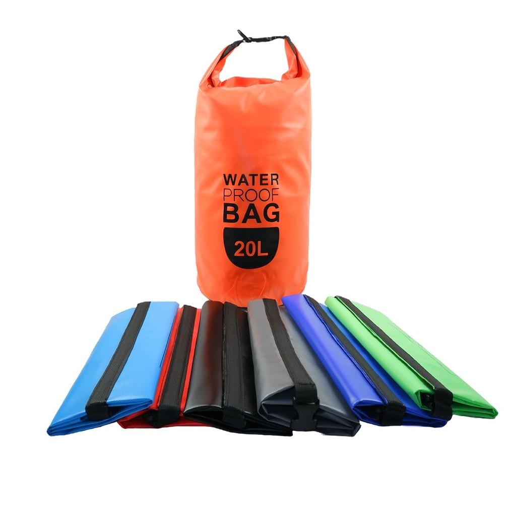 Dry Bag 20L Waterproof / Waterproof Bag / Tas Anti Air / Tas Renang / Tas Pancing