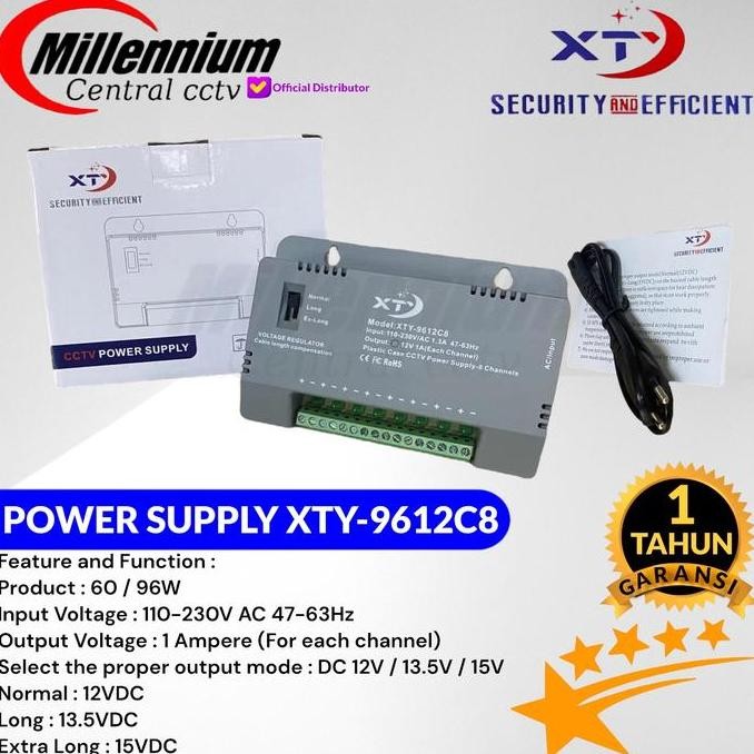 POWER SUPPLY CCTV 8 CHANNEL