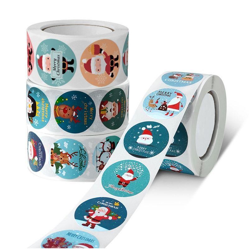 

Sticker Natal 500Pcs Stiker Toples Natal Sticker Merry Christmas Sticker Toples Christmas
