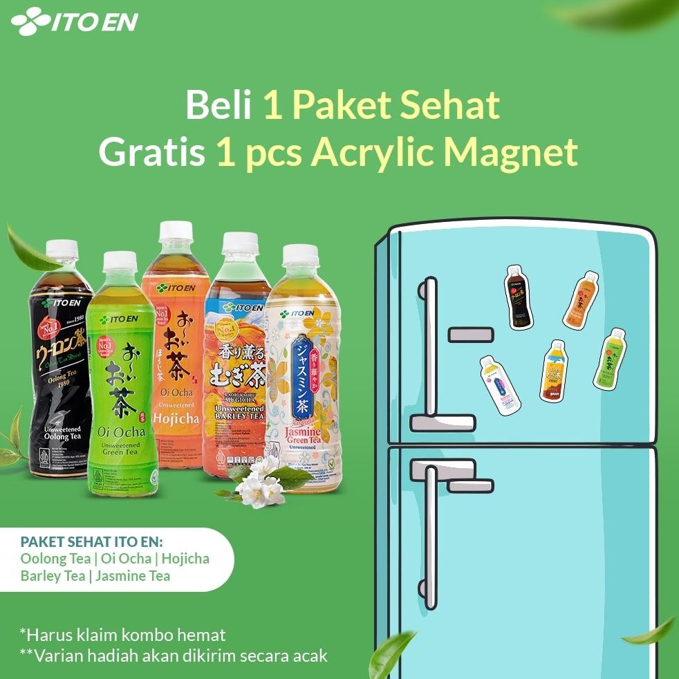 GWP - ITO EN Karikatur Akrilik Magnet Kulkas