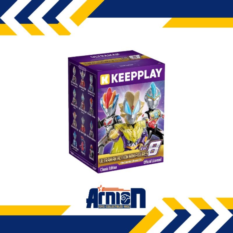 Qman Keepplay Ultraman Mini Figure Classic Edition Vol. 8