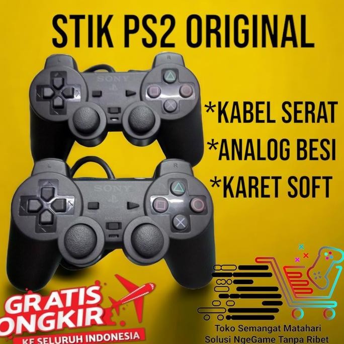 stik ps2 ori pabrik Stik PlayStation 2 SONY Berkualitas