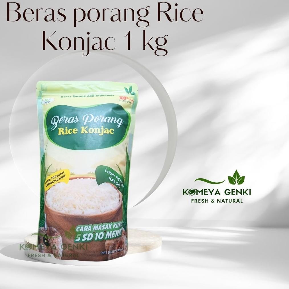 

Rice Konjac Beras Porang 1 Kg Shirataki/Konjac