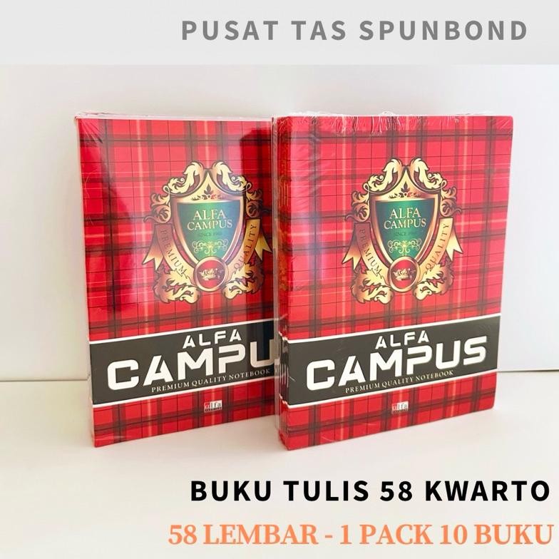 

READY STOCK Buku Tulis Campus Kecil 58 / Kwarto 58 Alfa Campus