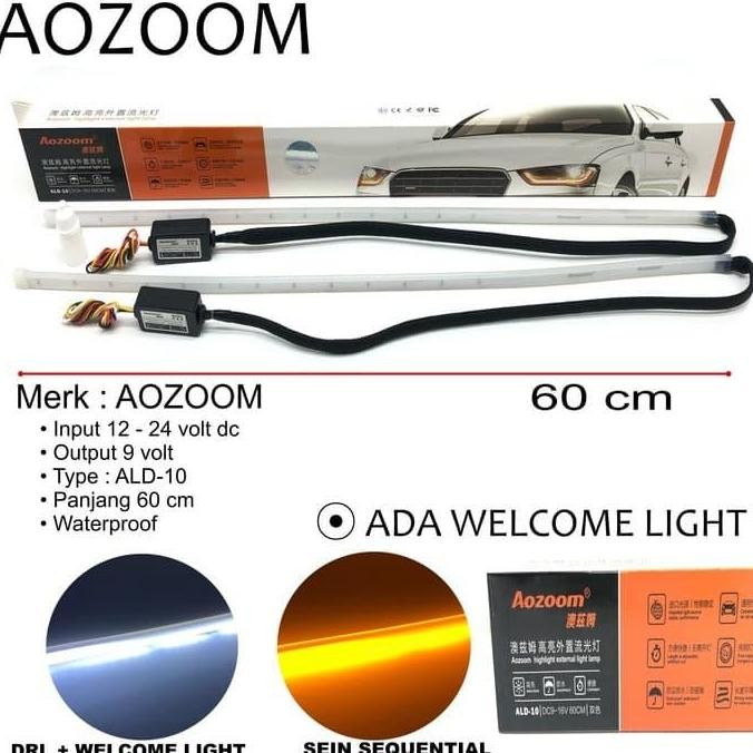 Lampu DRL Type ALD-10 Welcome Light merk Aozoom