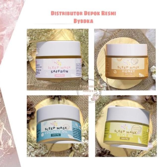 Sale Buy 1 Get 1 Gift + Sleeping Mask Bybdka Sleepmask Bybdka Saffron,Zaitun,Madu,Oil Berminyak Brun