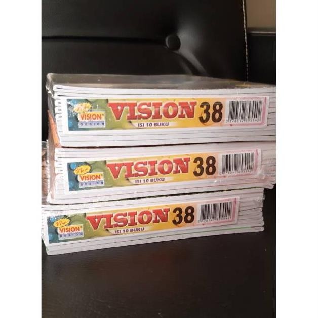 

READY STOCK 1pak Buku Tulis / Book / Buku Vision 38 / buku tulis / Vision / vision38 / Vision tulis