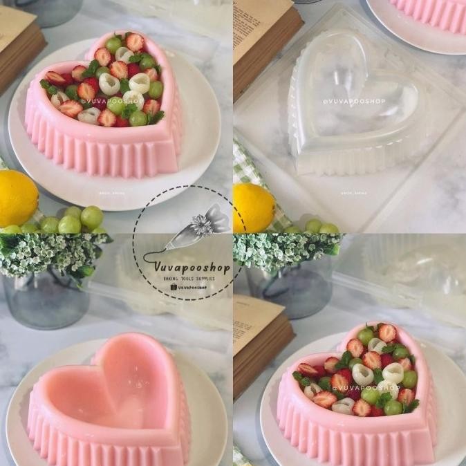 Promo | Cetakan Puding Unique Love / Cetakan Puding Hati / Cetakan Puding Love