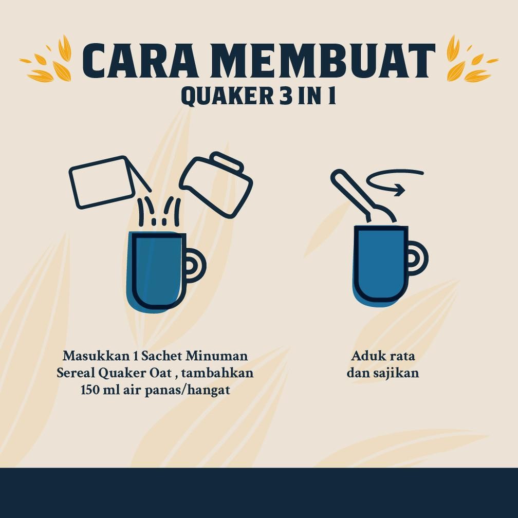 

Quaker 3In1 Matcha Minuman Sereal Oat 224Gr (28Gr X 8 Sachet) X 3 (Baru)