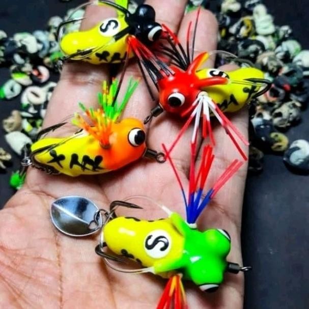 SOFT FROG SAE LURE HAND MADE /KODOK/UMPAN PANCING