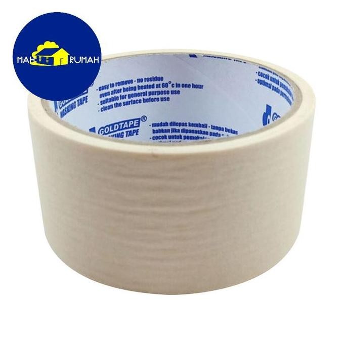 

ISOLASI KERTAS Masking 48mm 2" 2inch Selotip Lakban - GOLDTAPE [KangOemah]