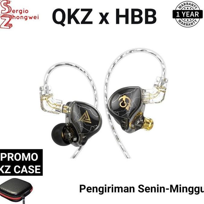 Stock In Qkz X Hbb Qkz Hbb Earphone Basshead In Ear Monitor Headset Gaming