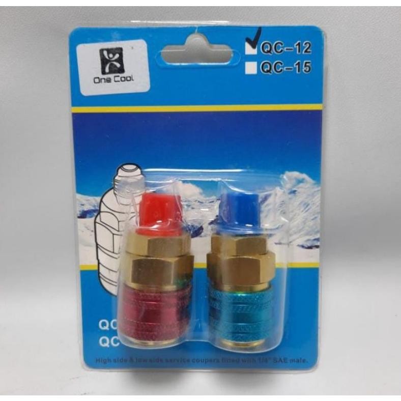 Quick Coupler QC-12 (ALU) Freon R134A One Cool