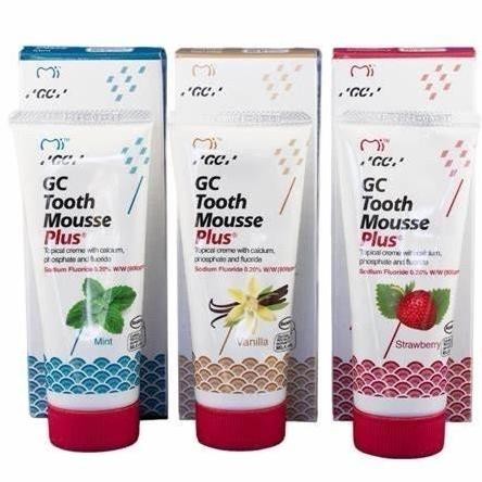 GC - Tooth Mousse biasa (tanpa Flour) dan Tooth Mousse plus