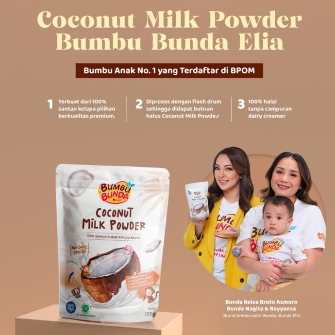 

Bumbu Bunda by Elia Coconut Milk Powder / Santan Bubuk Organik 150g