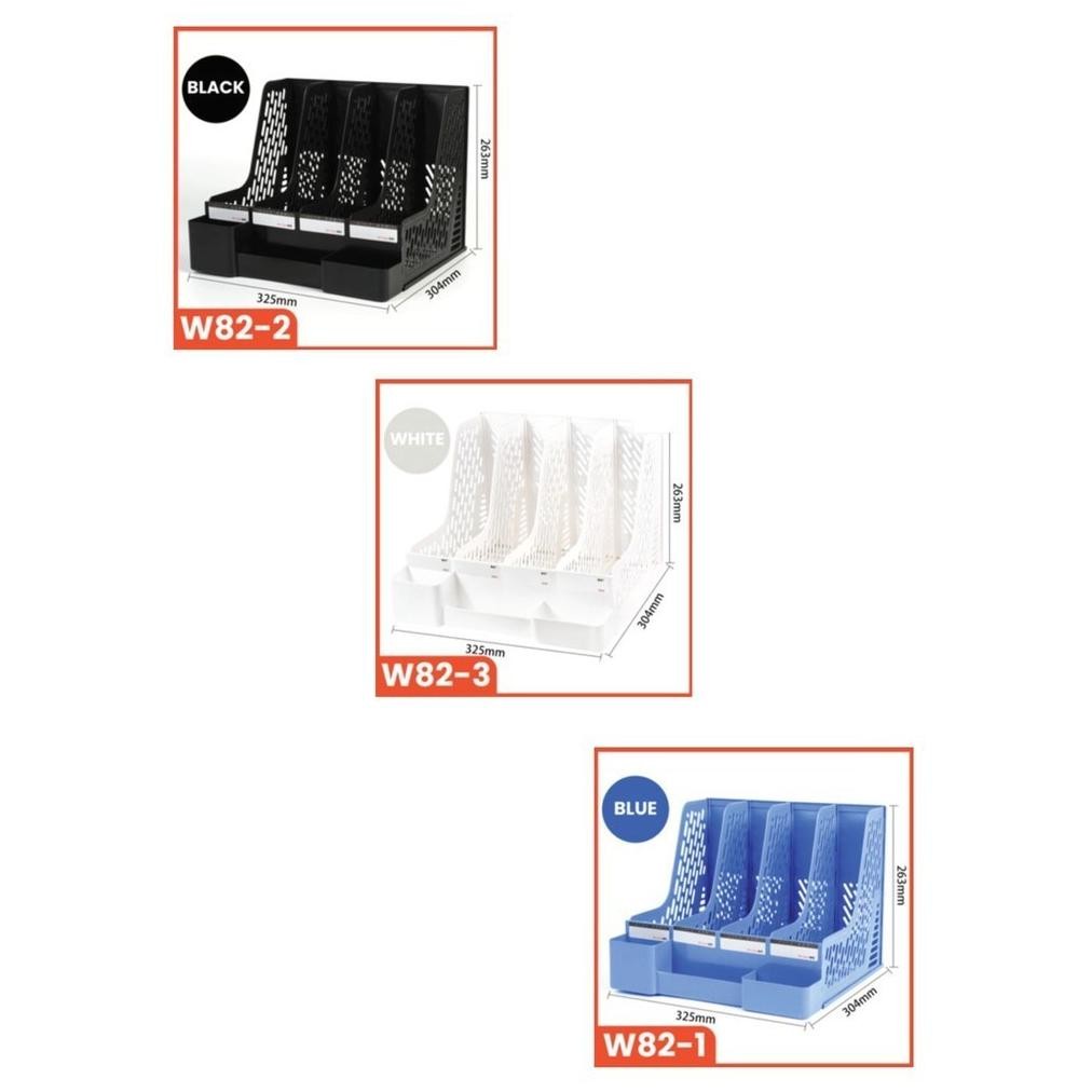 

TERMURAH Rak Buku Sekat / Desktop Organizer File / Stationery Kit / Rak Penyimpanan Siap kirim