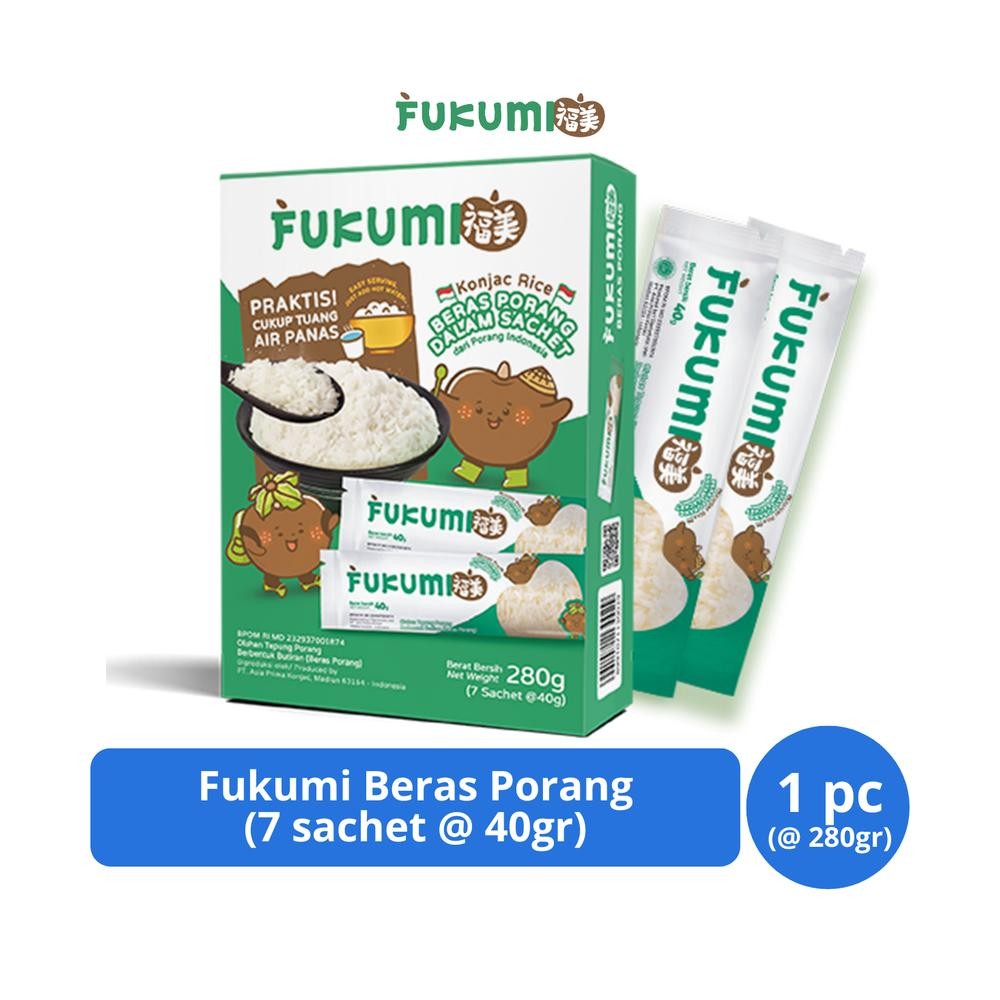 

Fukumi Beras Porang 280gr Rasa Mirip Nasi Putih