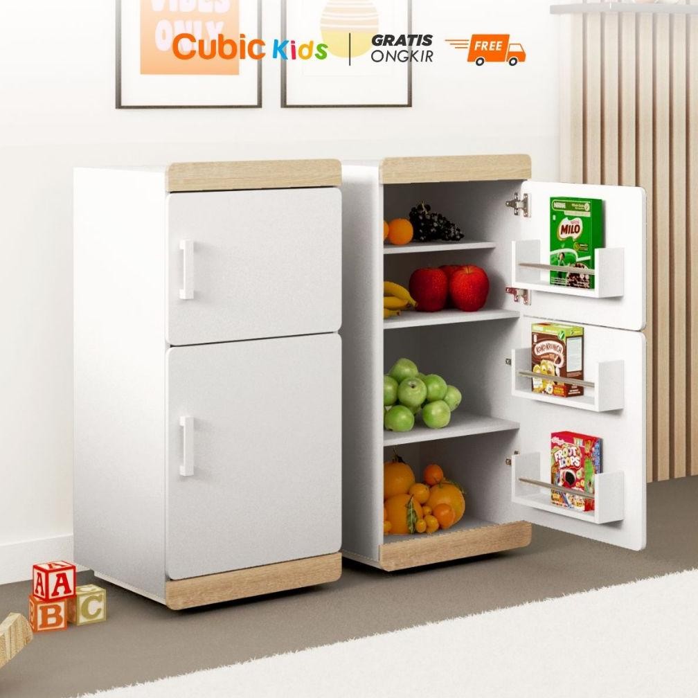 Cubic KIDS Lemari Serbaguna / Lemari Kulkas Mainan Anak / COCO FRIDGE