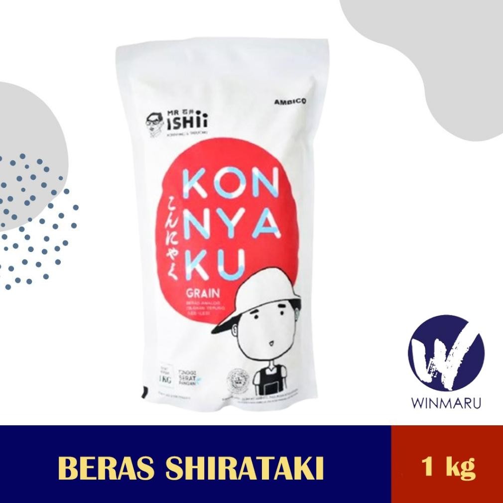 

Beras Shirataki 1kg - Shirataki Rice - Konnyaku Rice 1000gr