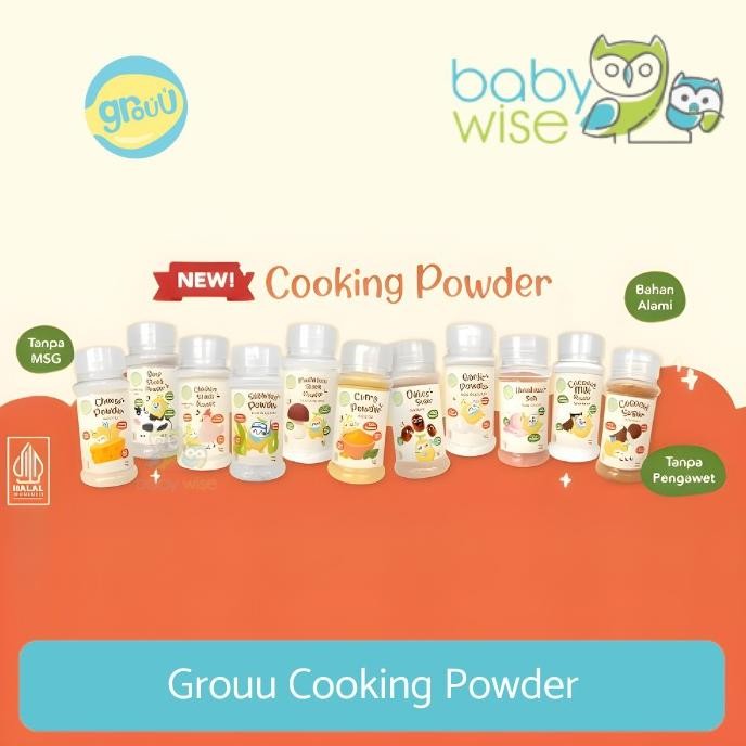 

Grouu Cooking Powder - Bubuk Masak MPASI Rempah Alami