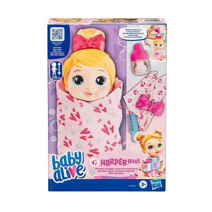 Toys Kingdom Baby Alive Set Pretend Shampoo Snuggle Blonde Harper