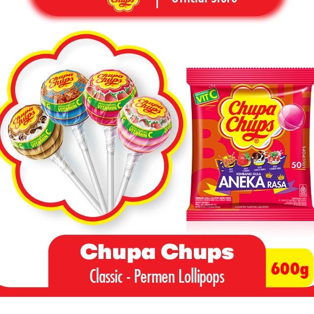 

Chupa Chup Lollipop Claic 12G Permen Lolipop 1Bo