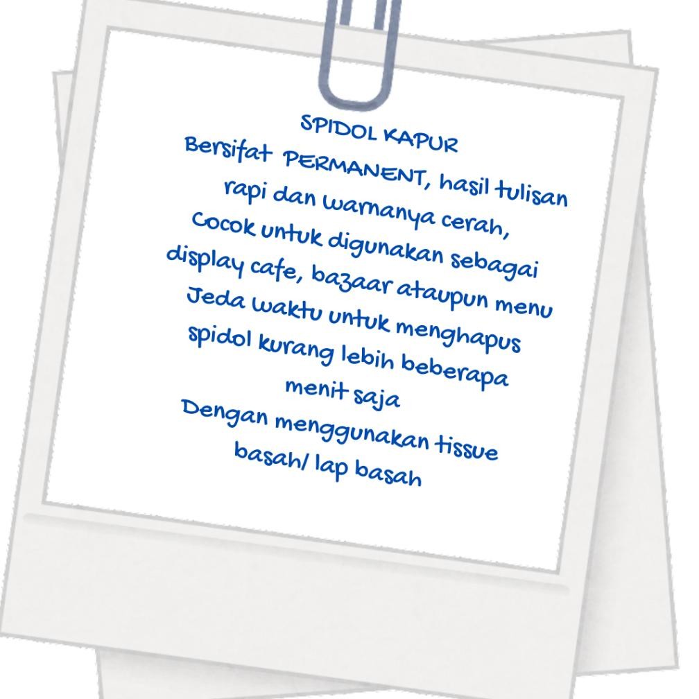 

Original Spidol Kapur Cair Chalk Liquid Water Base Untuk Sticker Label Papan Tulis Blackboard Harga Terjangkau