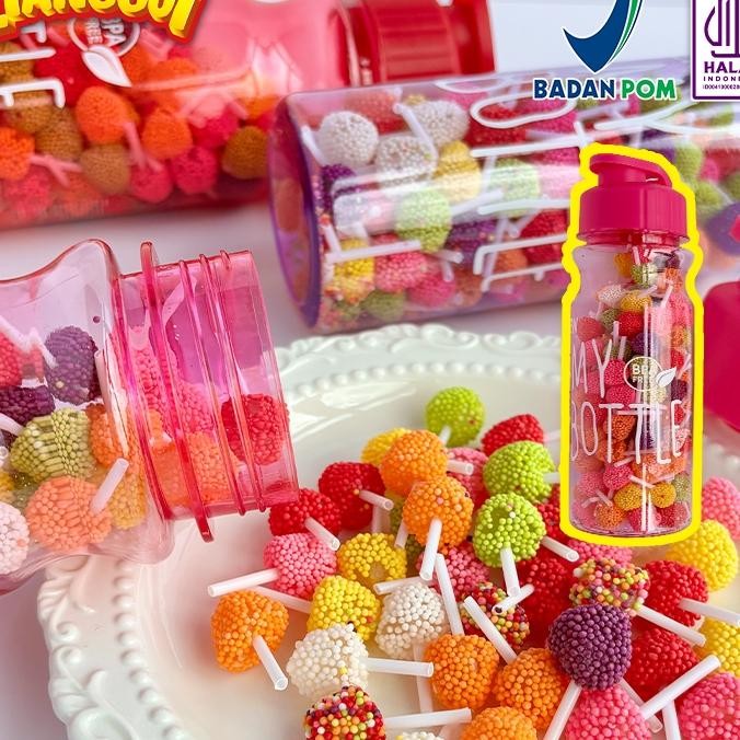 

120Pc Permen Botol 2In1 Halalcelan Uni Botol Num Grati Hemat Lianggui