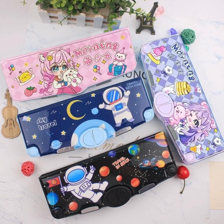 

Tempat Pensil Alat Tulis Anak / Perempuan / Dinosaurus / Astronot Kotak Pensil Anak Laki Laki Karakter Multifungsi