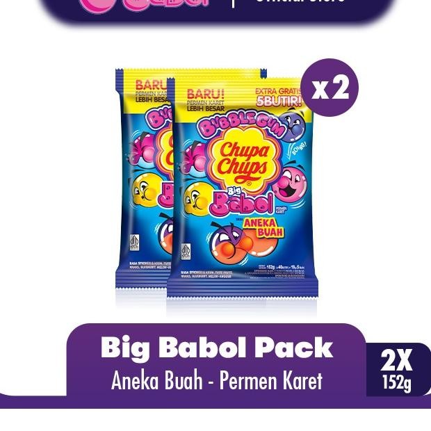 

Chupa Chup Bbabol Aorted 152G Raa Anea Buah 2 Pa